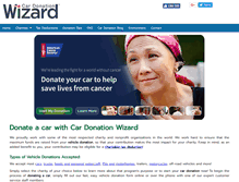 Tablet Screenshot of cardonationwizard.com